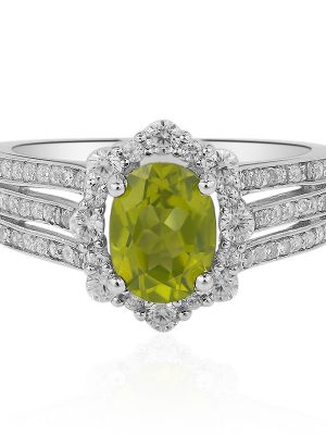 Arizona-Peridot-Silberring