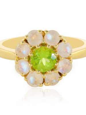 Arizona-Peridot-Silberring