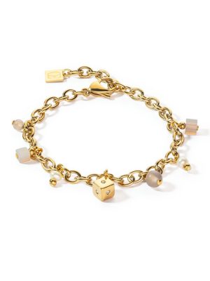 Coeur de Lion Armband - 111130.1416.0 Edelstahl, Edelstein, Süßwasserperle gold