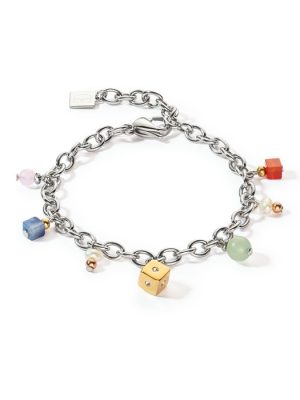 Coeur de Lion Armband - 111130.1500.0 Edelstahl, Edelstein, Süßwasserperle silber