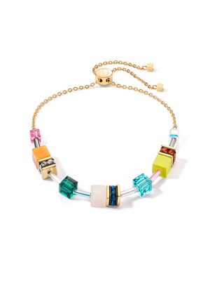 Coeur de Lion Armband - GeoCUBE - 303530.1582.0 Edelstahl, Swarovski Kristall bicolor