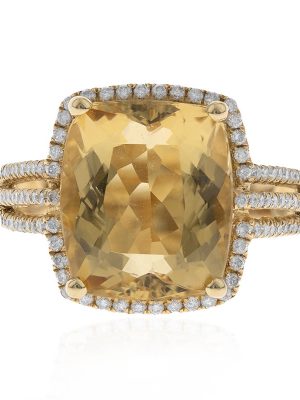 Goldener Beryll-Goldring (CIRARI)