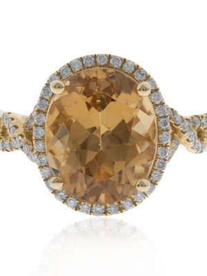 Goldener Beryll-Goldring (CIRARI)