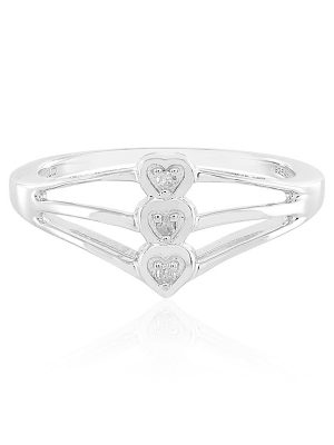 I2 (I) Diamant-Silberring