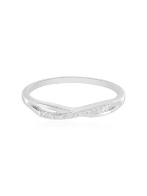 I2 (I) Diamant-Silberring