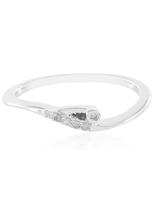 I2 (I) Diamant-Silberring
