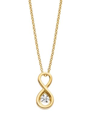Julie Julsen Halskette - JJDNE01138.3 925 Silber vergoldet gold