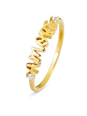 Maja Emulto Ring - 58 925 Silber vergoldet gold