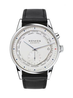 Nomos Glashütte Herrenuhr Zürich Weltzeit 805