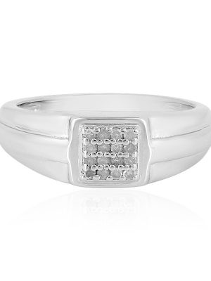 PK (J) Diamant-Silberring