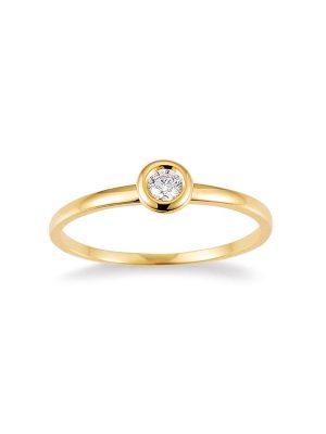 Palido Ring - 50 585 Gold, Brillant gold