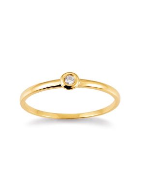 Palido Ring - 55 585 Gold, Brillant gold