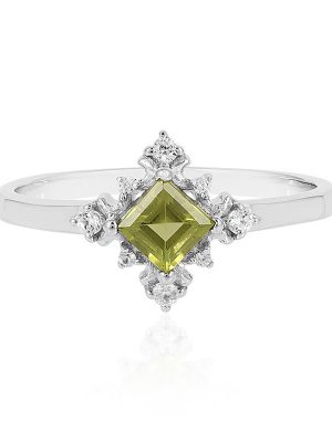 Peridot-Silberring