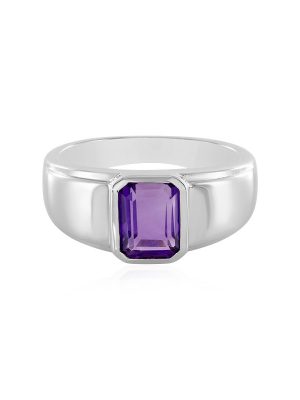 Sambia-Amethyst-Silberring