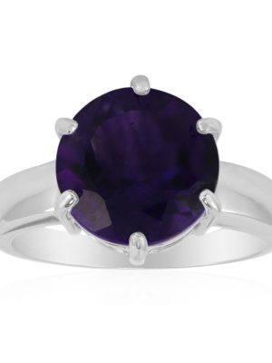 Sambia-Amethyst-Silberring