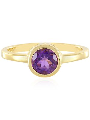 Sibirischer Amethyst-Silberring