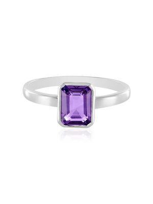 Sibirischer Amethyst-Silberring