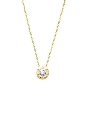 XENOX Halskette - XG4441G 375 Gold, Diamant, Edelstein gold