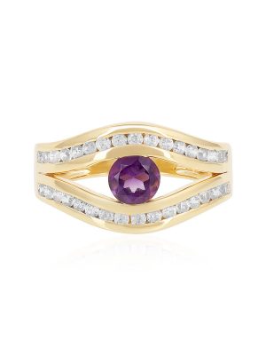 Amethyst-Silberring