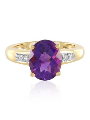 Amethyst-Silberring