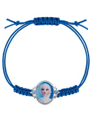 Disney Armband Frozen II BS0002SRJL.CS Textil, 925er Silber