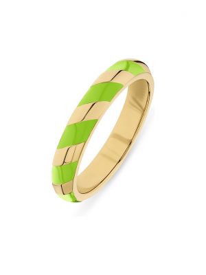 ESPRIT Damenring 88674537 Edelstahl, Emaille