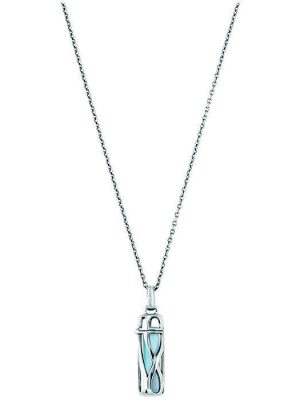 Engelsrufer Halskette - Powerful Stone - ERN-HEAL-BA-S 925 Silber, Edelstein blau