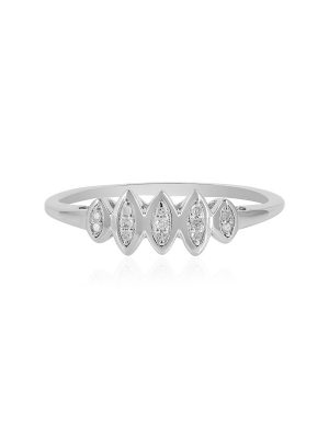 I2 (I) Diamant-Silberring