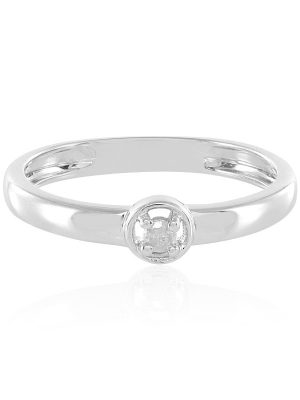 I3 (J) Brillant-Silberring