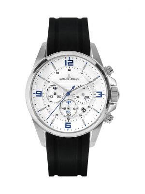 Jacques Lemans Chronograph Sport 1-2118B Edelstahl