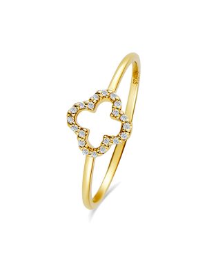 Maja Emulto Ring - 56 925 Silber vergoldet, Zirkonia gold