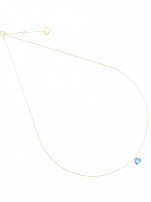 Maman et Sophie Halskette - BLUE HEART - gccuntb 750 Gold blau
