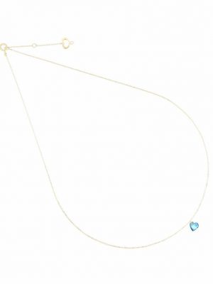 Maman et Sophie Halskette - BLUE HEART - gccuntb 750 Gold blau