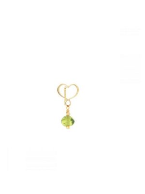 Maman et Sophie Ohrringe - HEART - orsso41pr 585 Gold, Edelstein gold