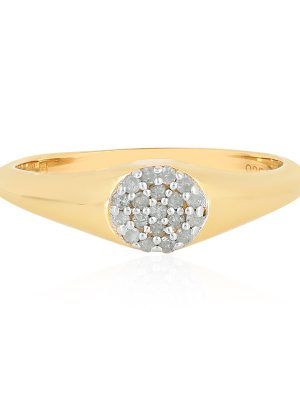 PK (J) Diamant-Silberring