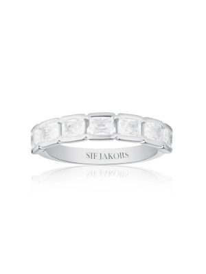 SIF Jakobs Ring - ROCCANOVA - SJ-R42265-CZ 925 Silber vergoldet, Zirkonia silber