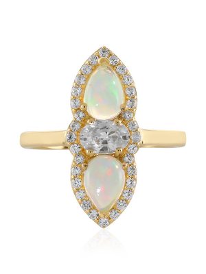 Welo-Opal-Goldring (Adela Gold)