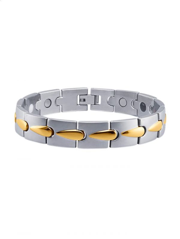 Armband mit 2 Magneten Magnetic Balance Bicolor