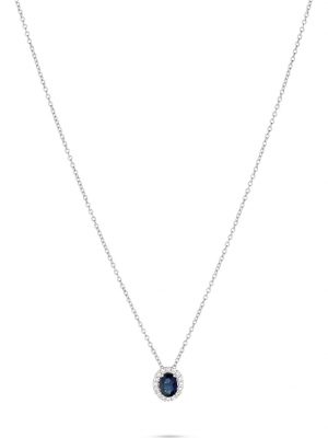Damen-Kette 16 Diamant CHRIST C-Collection Blau