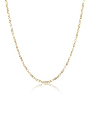Halskette Herren Figarokette Massiv Basic Trend 925 Silber Kuzzoi Gold