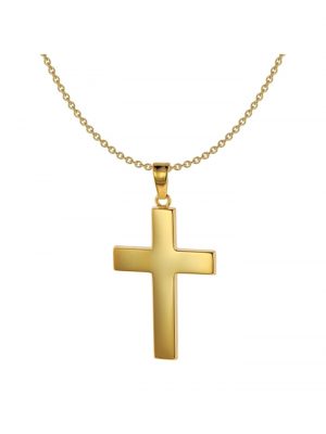 Halskette mit Kreuz-Anhänger 8 Karat / 333 Gold Acalee Gold