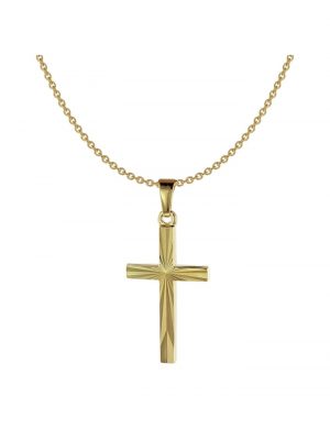 Halskette mit Kreuz-Anhänger aus Gold 333 / 8 Karat Acalee Gold