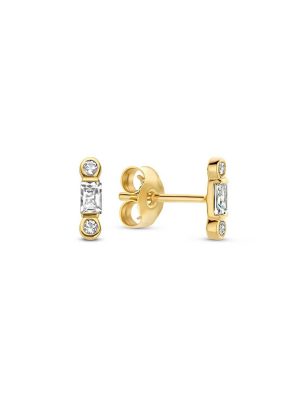 Jackie Ohrstecker - Letizia Topaz Baguette - JKE22.267 585 Gold gold