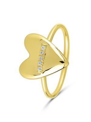 Maja Emulto Ring - 56 925 Silber vergoldet, Zirkonia gold