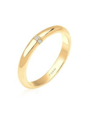 Ring Diamant 0.045 Ct. Klassik Verlobung 925 Silber Elli DIAMONDS Gold