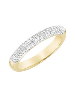 Ring mit Brillanten, Gold 585 Luigi Merano Goldfarbig, silberfarbig, bicolor