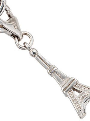 SIGO Einhänger Charm Eiffelturm 925 Sterling Silber rhodiniert