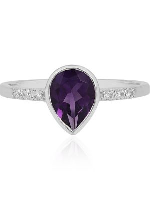 Sambia-Amethyst-Silberring