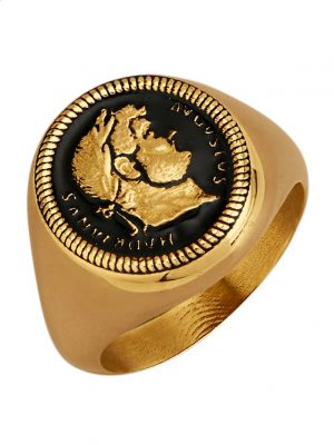 Siegelring - Hadrian - in Gelbgold 585 Diemer Gold Gelbgold