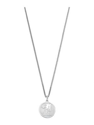 Sternzeichen-Anhänger 'Jungfrau' mit Kette in Silber 925 Silber